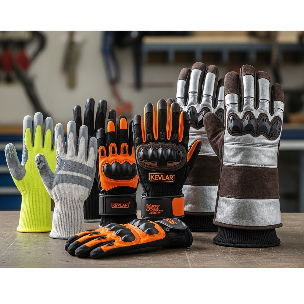 Rękawice kevlarowe do ochrony dłoni w różnych warunkach: od prac precyzyjnych po zastosowania wysokotemperaturowe